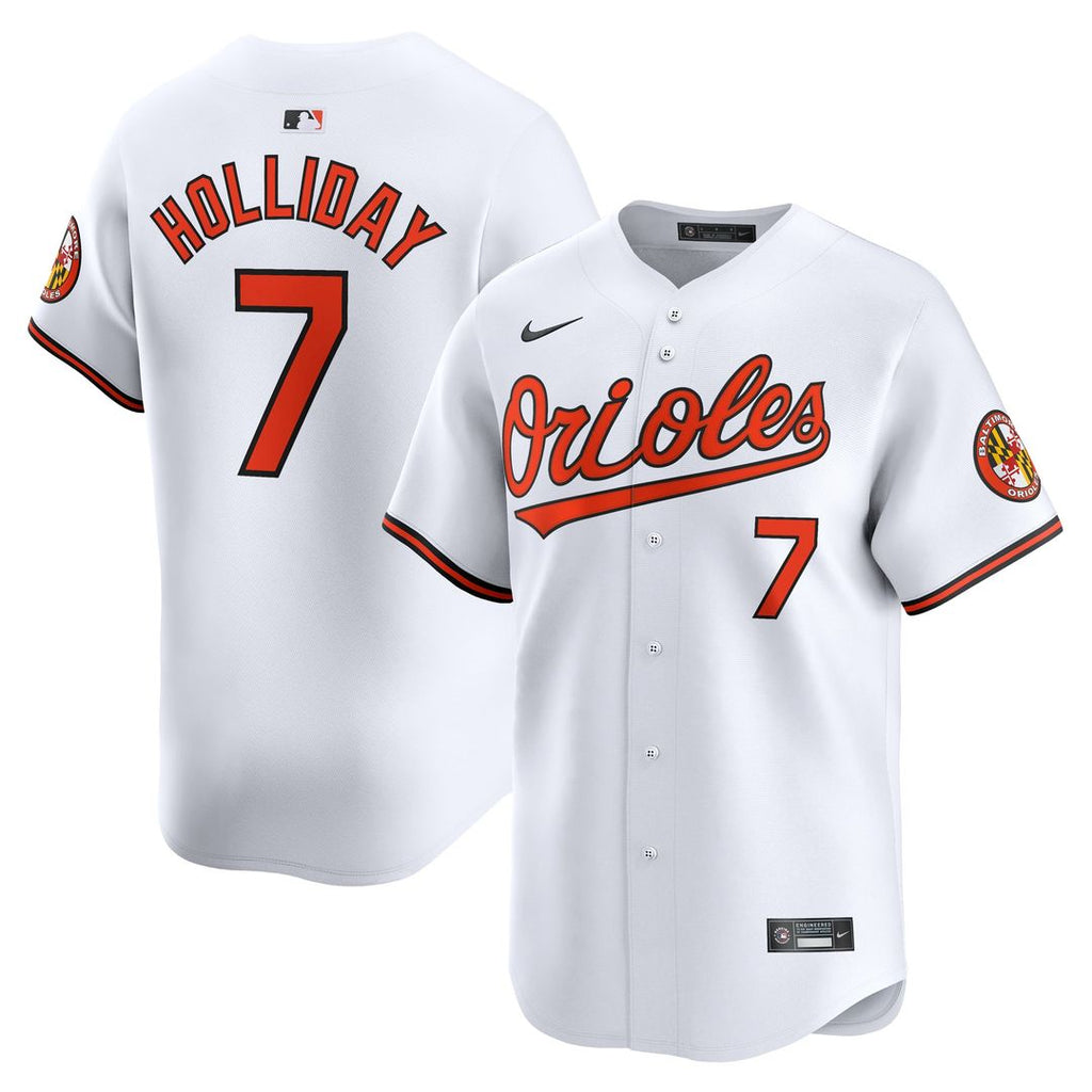 Jackson Holliday Baltimore Orioles Nike Home Limited Player Jersey - White | MLB Fan Gear