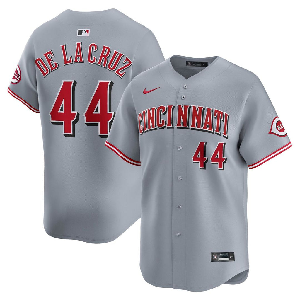 Elly De La Cruz Cincinnati Reds Nike Road Limited Player Jersey - Gray | MLB Fan Gear