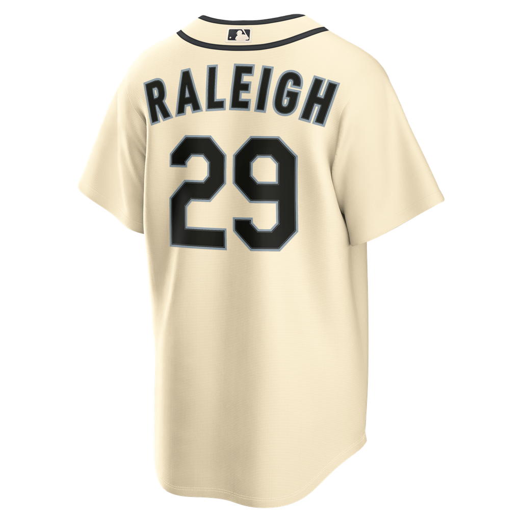 Cal Raleigh Seattle Mariners Nike Alternate Replica Jersey - Cream | MLB Fan Gear