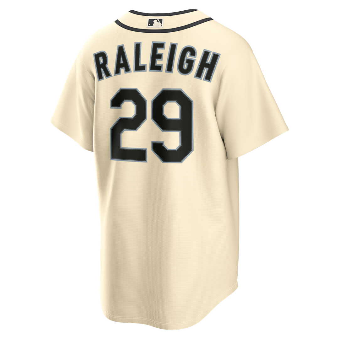 Cal Raleigh Seattle Mariners Nike Alternate Replica Jersey - Cream | MLB Fan Gear