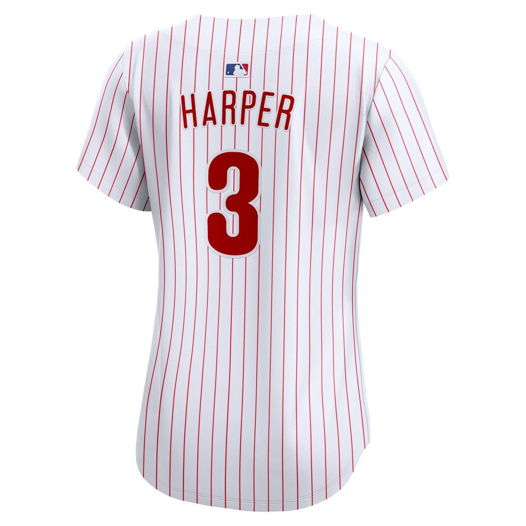 Bryce Harper Philadelphia Phillies Nike Women's Home Limited Player Jersey - White | MLB Fan Gear