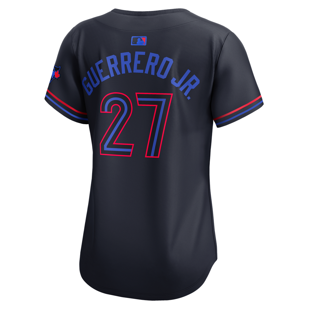 Vladimir Guerrero Jr. Toronto Blue Jays Nike Women's 2024 City Connect Limited Player Jersey - Navy | MLB Fan Gear