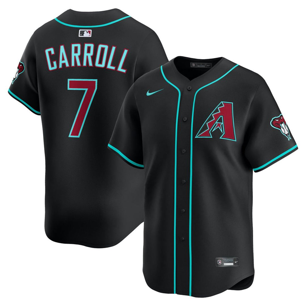 Corbin Carroll Arizona Diamondbacks Nike Alternate Limited Player Jersey - Black | MLB Fan Gear