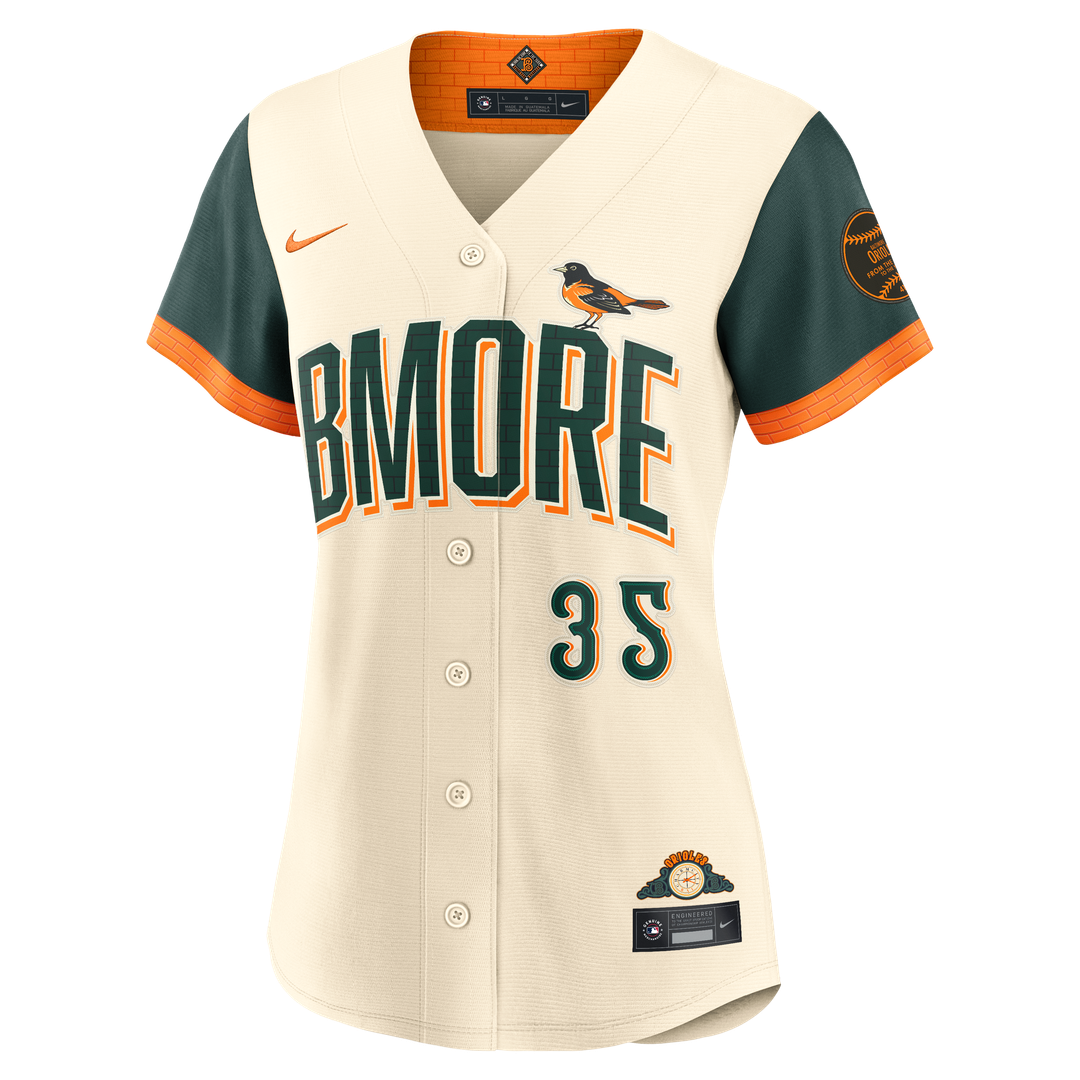 Adley Rutschman Baltimore Orioles Nike Women's 2026 City Connect Stadium Jersey - Cream | MLB Fan Gear