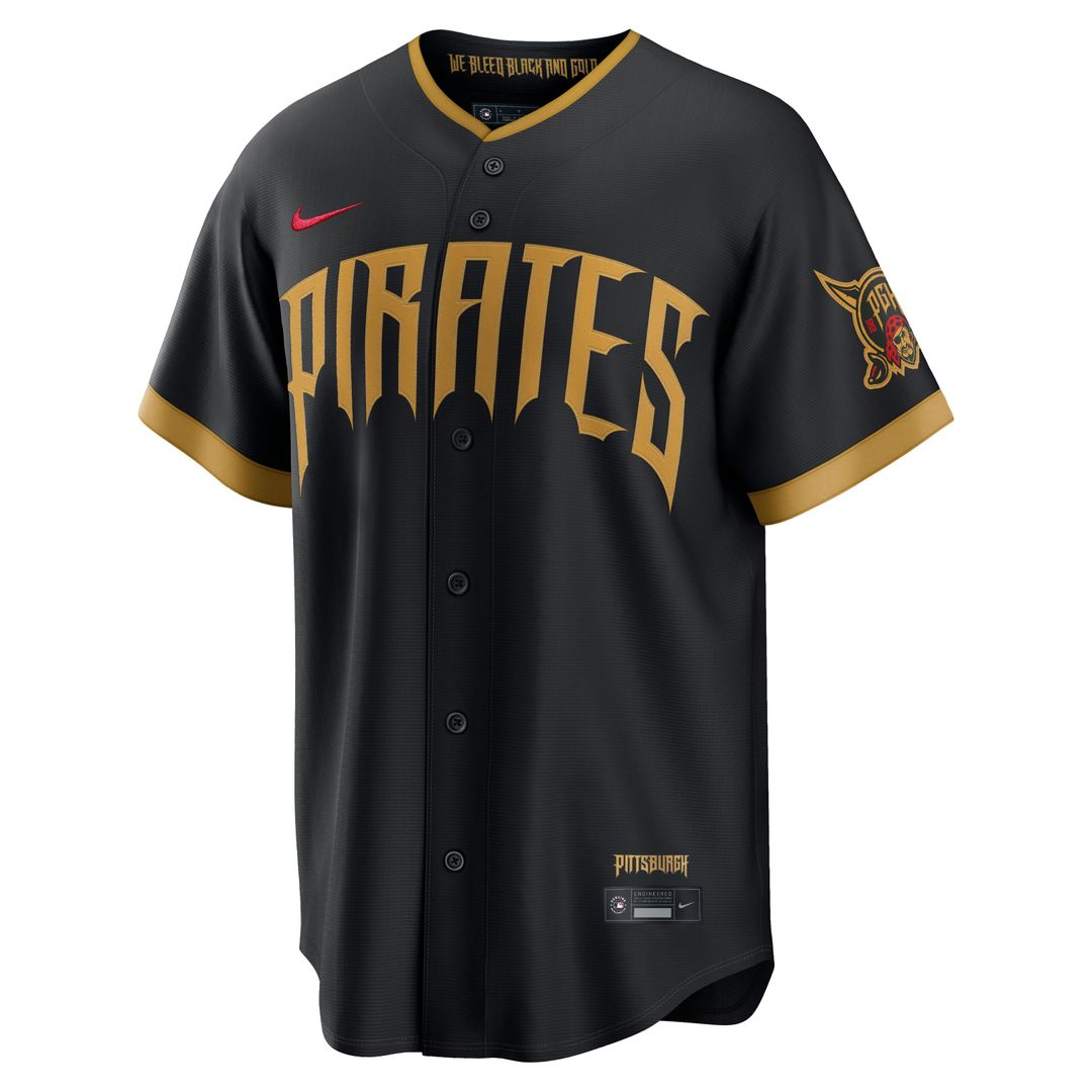 Roberto Clemente Pittsburgh Pirates Nike 2026 City Connect Stadium Jersey - Black | MLB Fan Gear