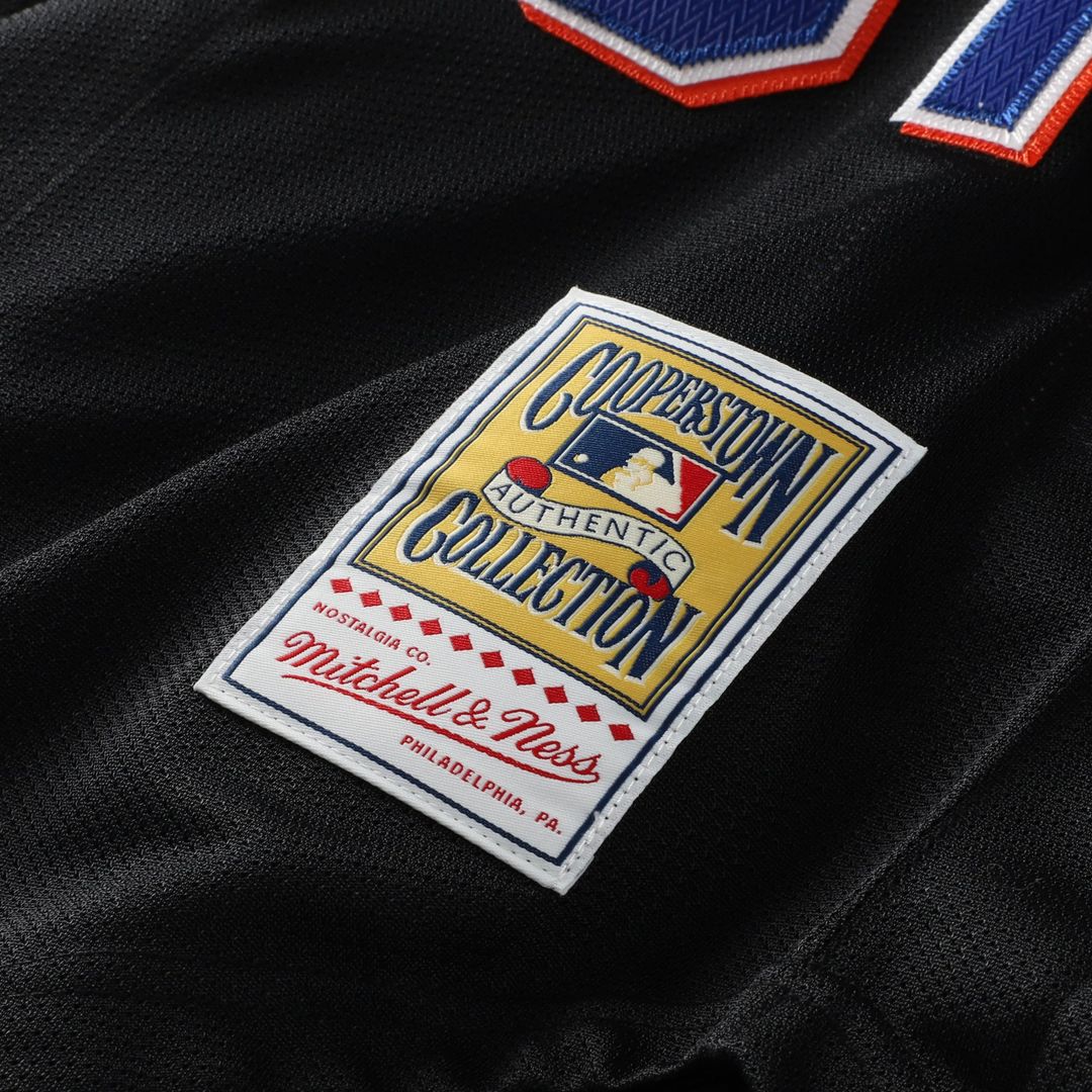 Mike Piazza New York Mets Mitchell & Ness Cooperstown Collection 2000 Batting Practice Jersey - Black | MLB Fan Gear