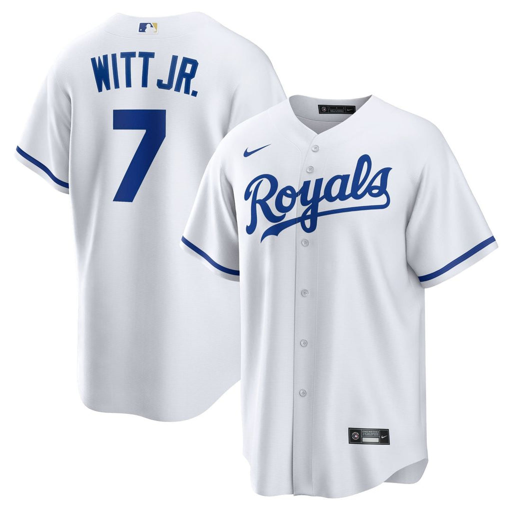 Bobby Witt Jr. Kansas City Royals Nike Home Replica Player Jersey - White | MLB Fan Gear