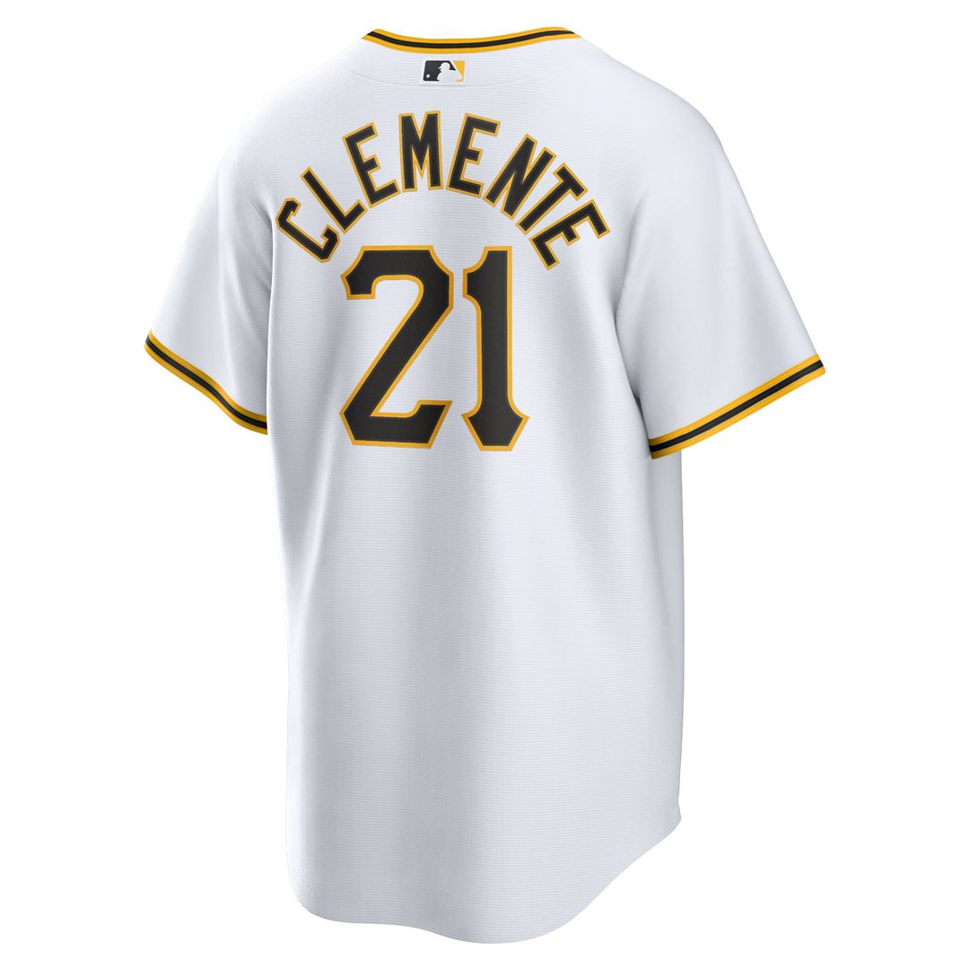 Roberto Clemente Pittsburgh Pirates Nike Home Replica Player Name Jersey - White | MLB Fan Gear