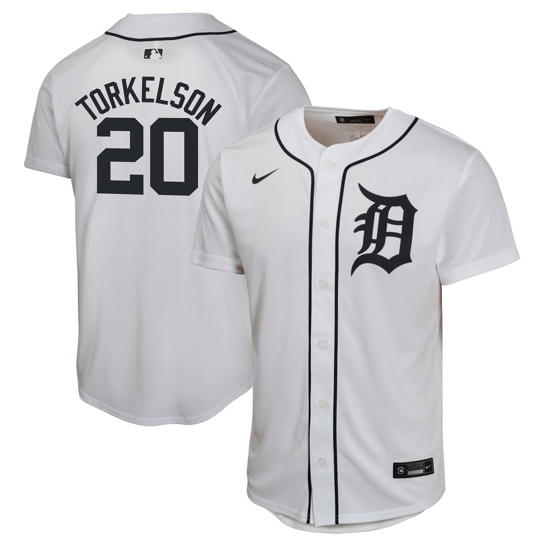 Spencer Torkelson Detroit Tigers Nike Youth Home Game Player Jersey - White | MLB Fan Gear