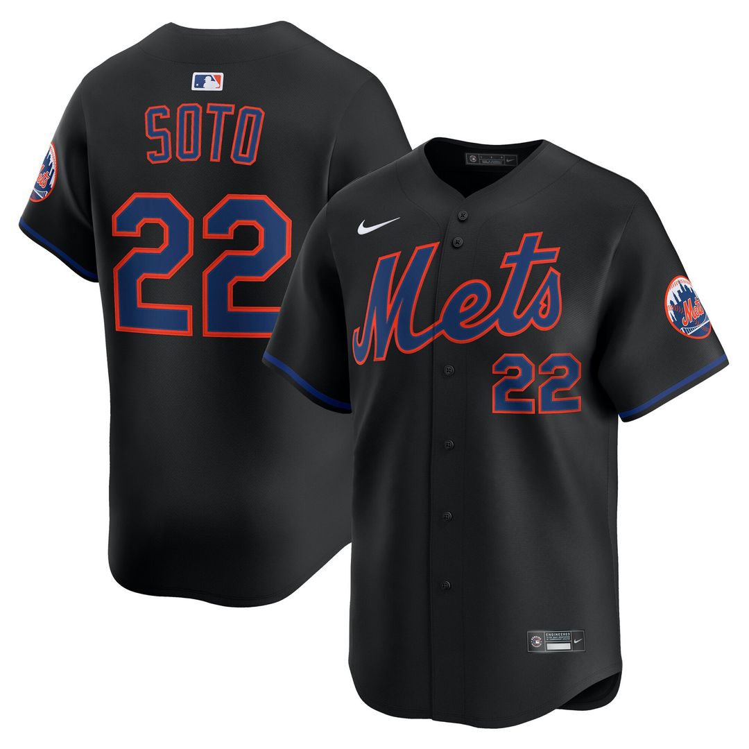 Juan Soto New York Mets Nike Alternate Limited Player Jersey - Black | MLB Fan Gear