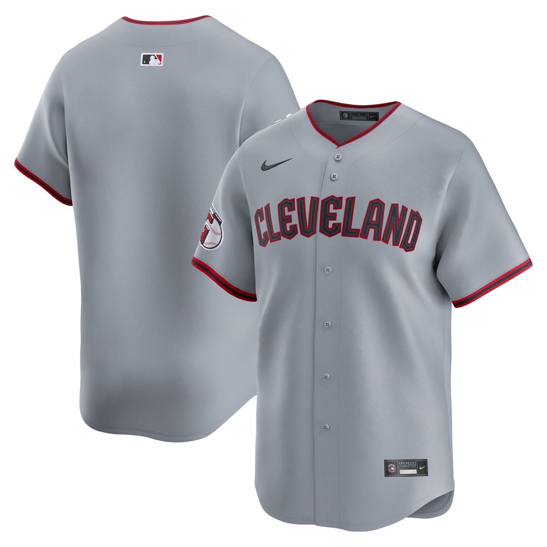 Cleveland Guardians Nike Road Limited Jersey - Gray | MLB Fan Gear