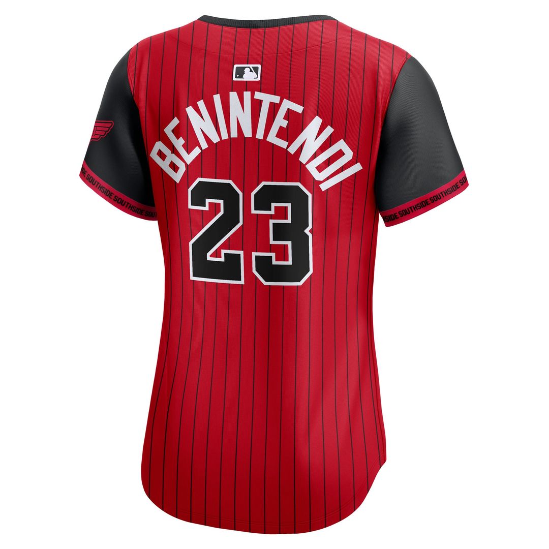 Andrew Benintendi Chicago White Sox Nike Women's 2025 City Connect Limited Player Jersey - Red/ Black | MLB Fan Gear