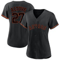Jose Altuve Houston Astros Profile Women's Plus Size Player Name & Number Fashion Jersey - Black | MLB Fan Gear