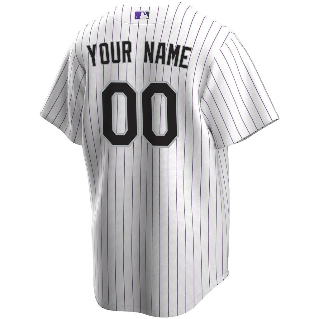 Colorado Rockies Nike Home Replica Custom Jersey - White | MLB Fan Gear