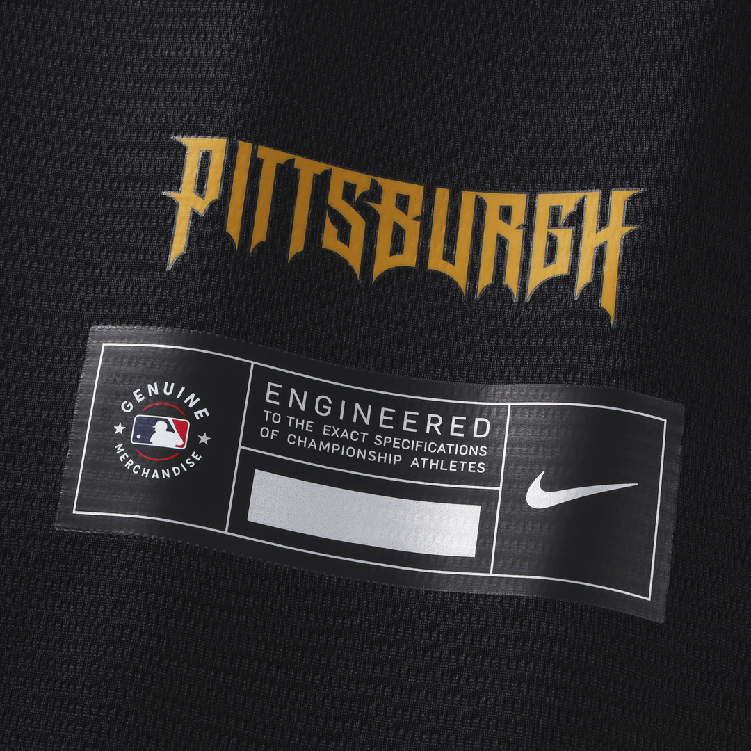 Konnor Griffin Pittsburgh Pirates Nike 2026 City Connect Stadium Jersey - Black | MLB Fan Gear