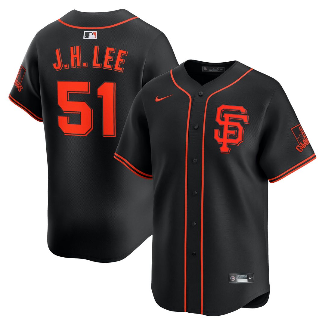 Jung Hoo Lee San Francisco Giants Nike Alternate Limited Player Jersey - Black | MLB Fan Gear