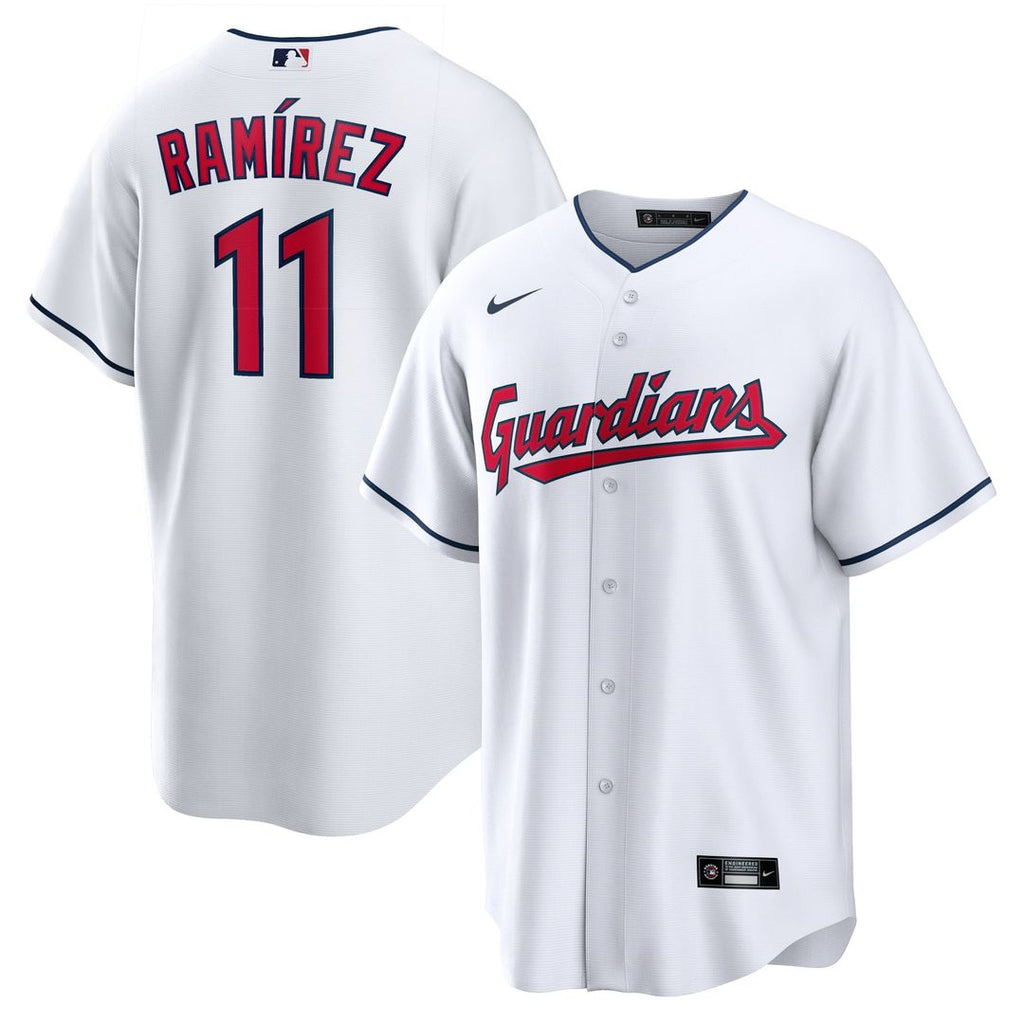 José Ramírez Cleveland Guardians Nike Replica Player Jersey - White | MLB Fan Gear
