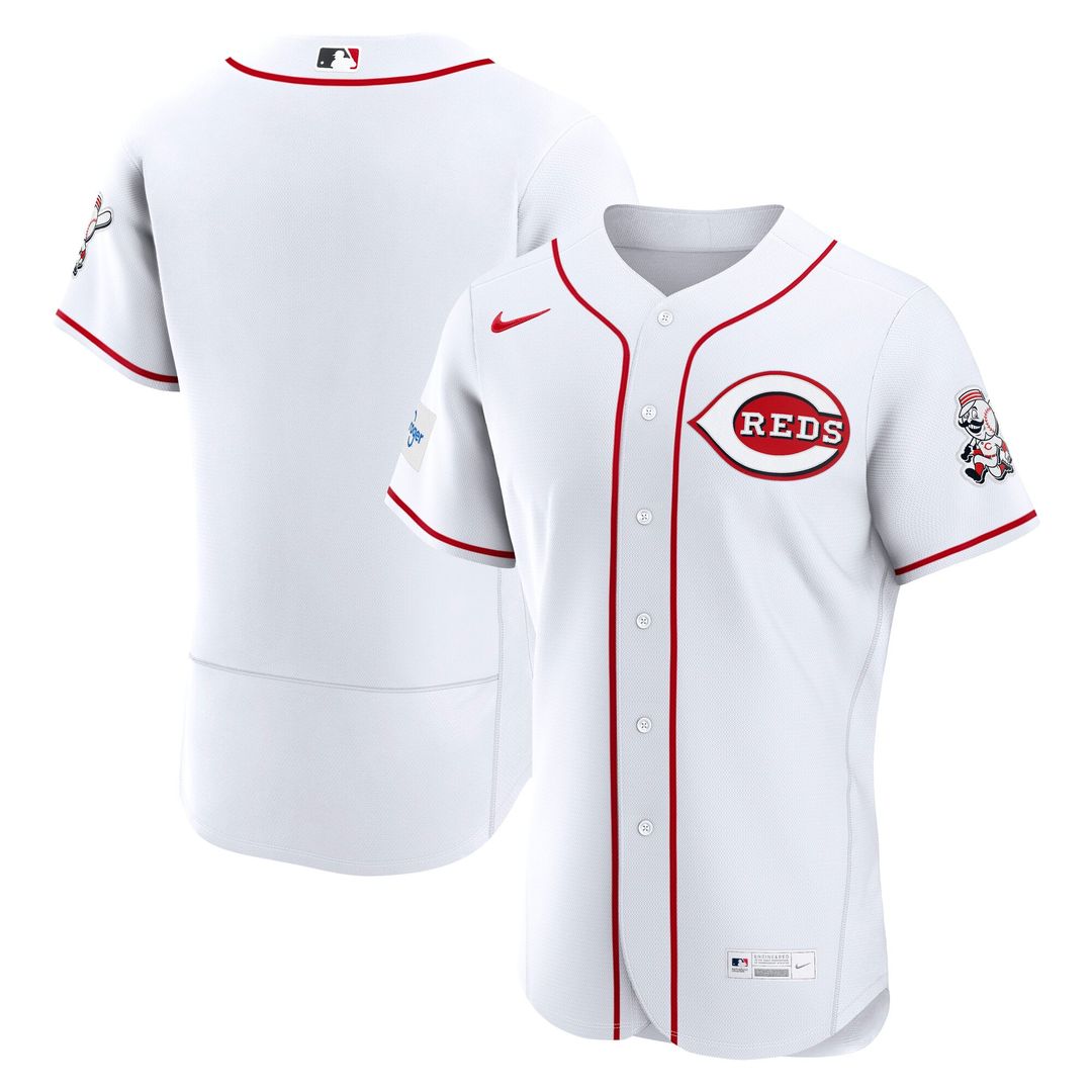 Cincinnati Reds Nike Home Authentic Jersey - White | MLB Fan Gear