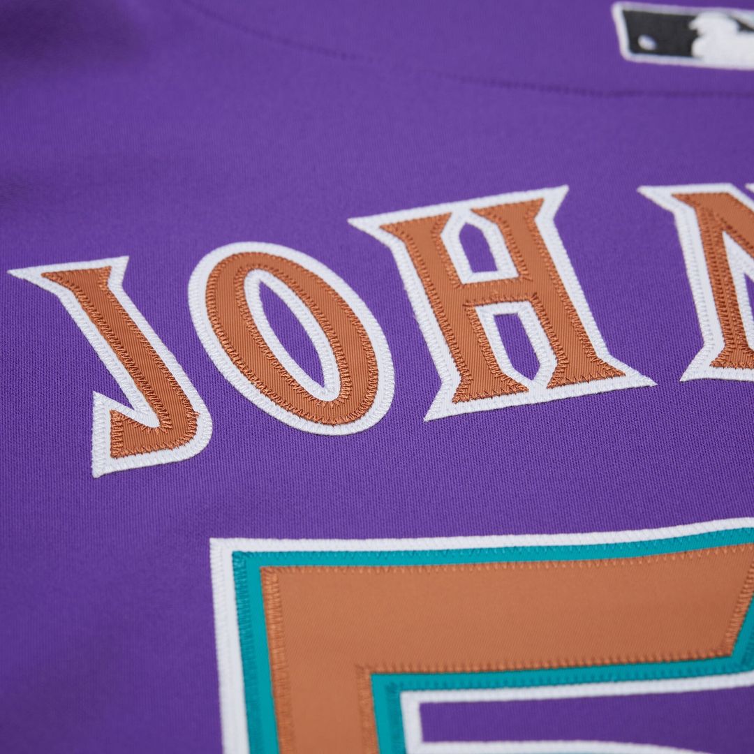 Randy Johnson Arizona Diamondbacks Mitchell & Ness 2000 Throwback Authentic Jersey - Purple | MLB Fan Gear