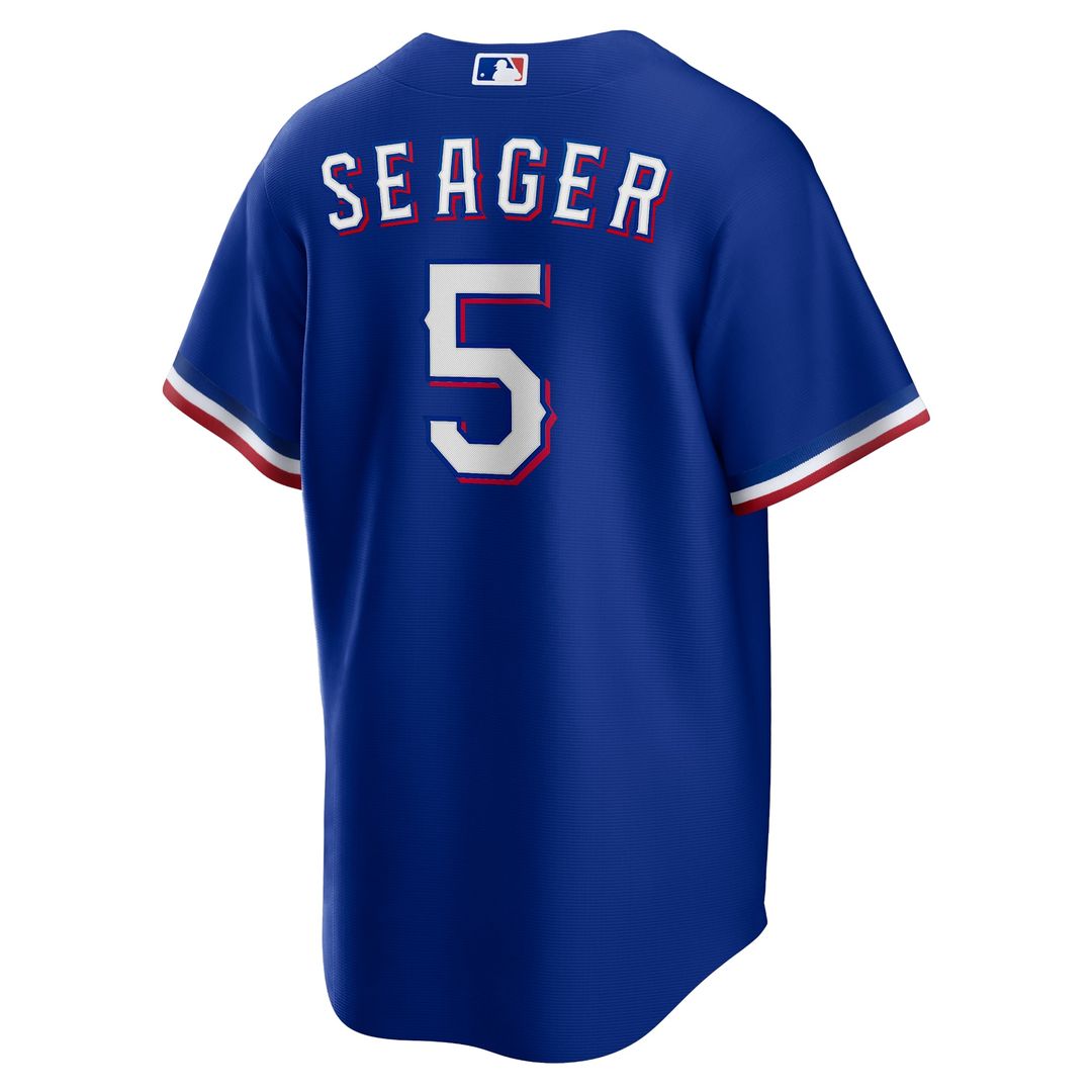 Corey Seager Texas Rangers Nike Alternate 2 Replica Jersey - Royal | MLB Fan Gear