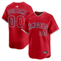 Los Angeles Angels Nike Alternate Limited Custom Jersey - Red | MLB Fan Gear