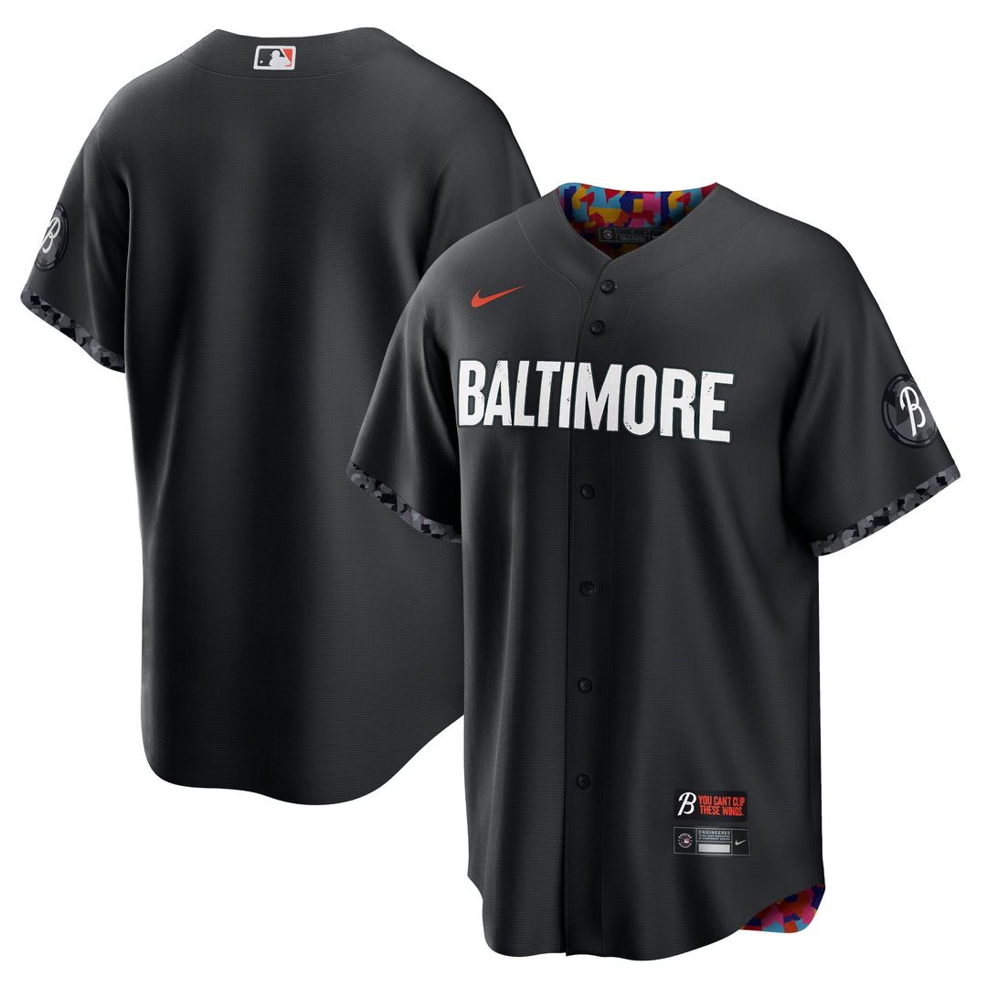 Baltimore Orioles Nike City Connect Replica Jersey - Black | MLB Fan Gear