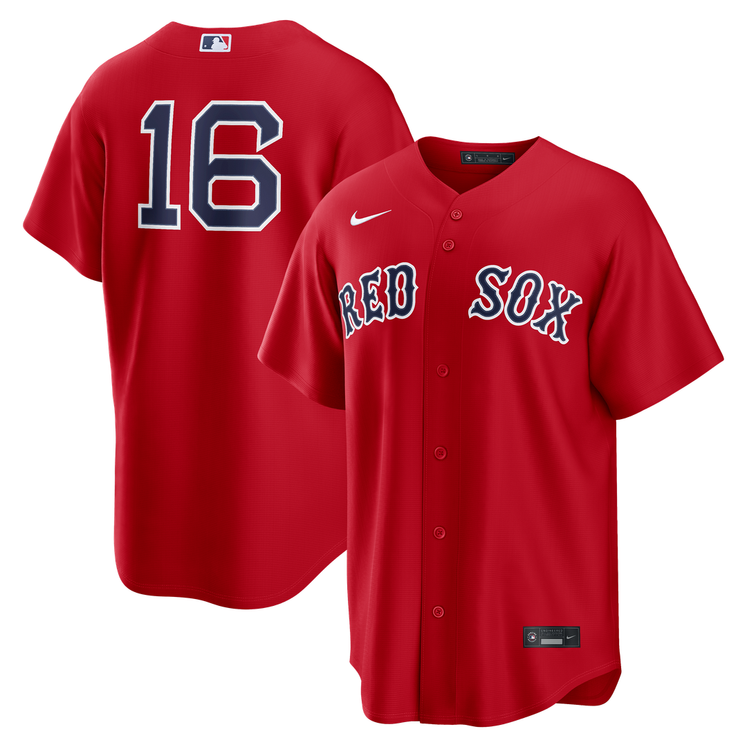 Jarren Duran Boston Red Sox Nike Alternate Replica Jersey - Red | MLB Fan Gear