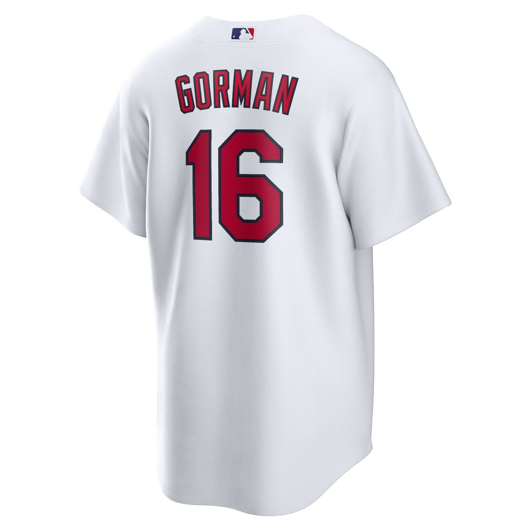 Nolan Gorman St. Louis Cardinals Nike Home Replica Jersey - White | MLB Fan Gear