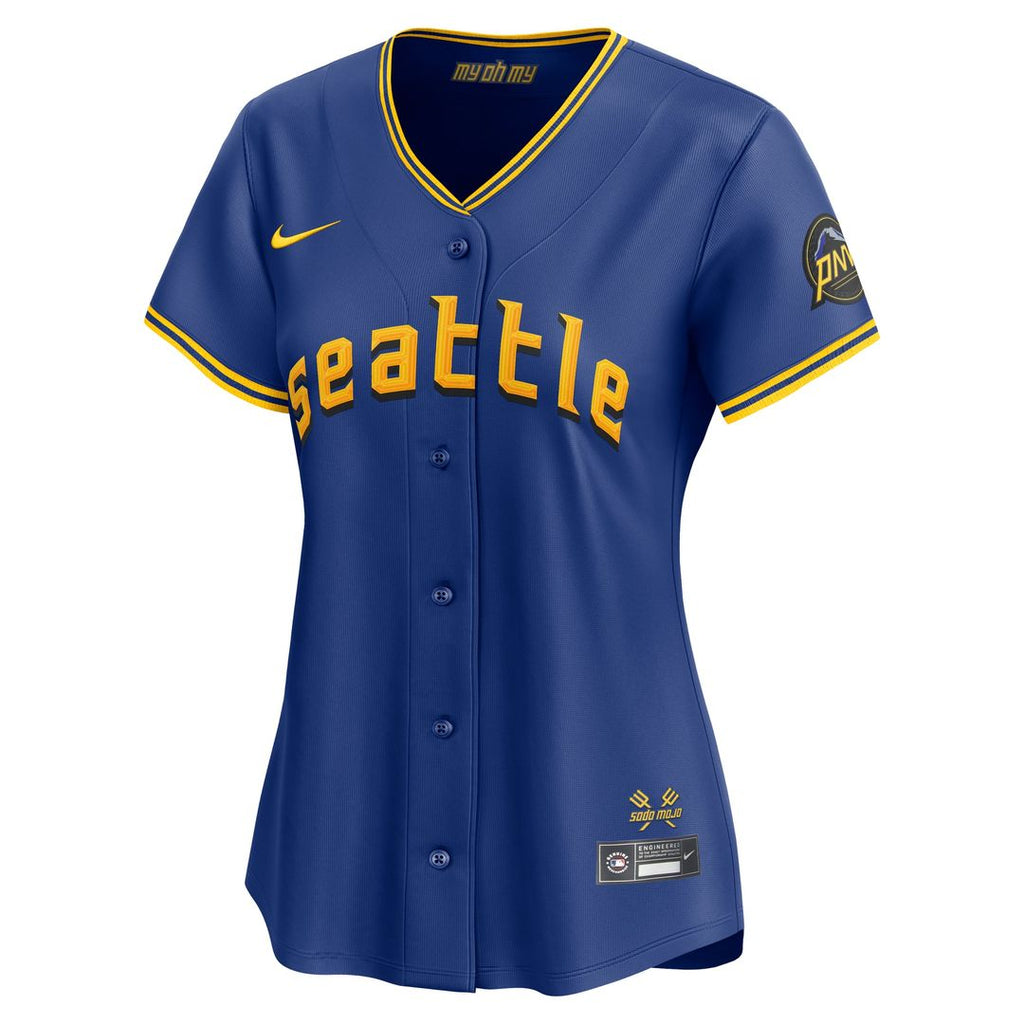 Seattle Mariners Nike Women's City Connect Limited Jersey - Royal | MLB Fan Gear