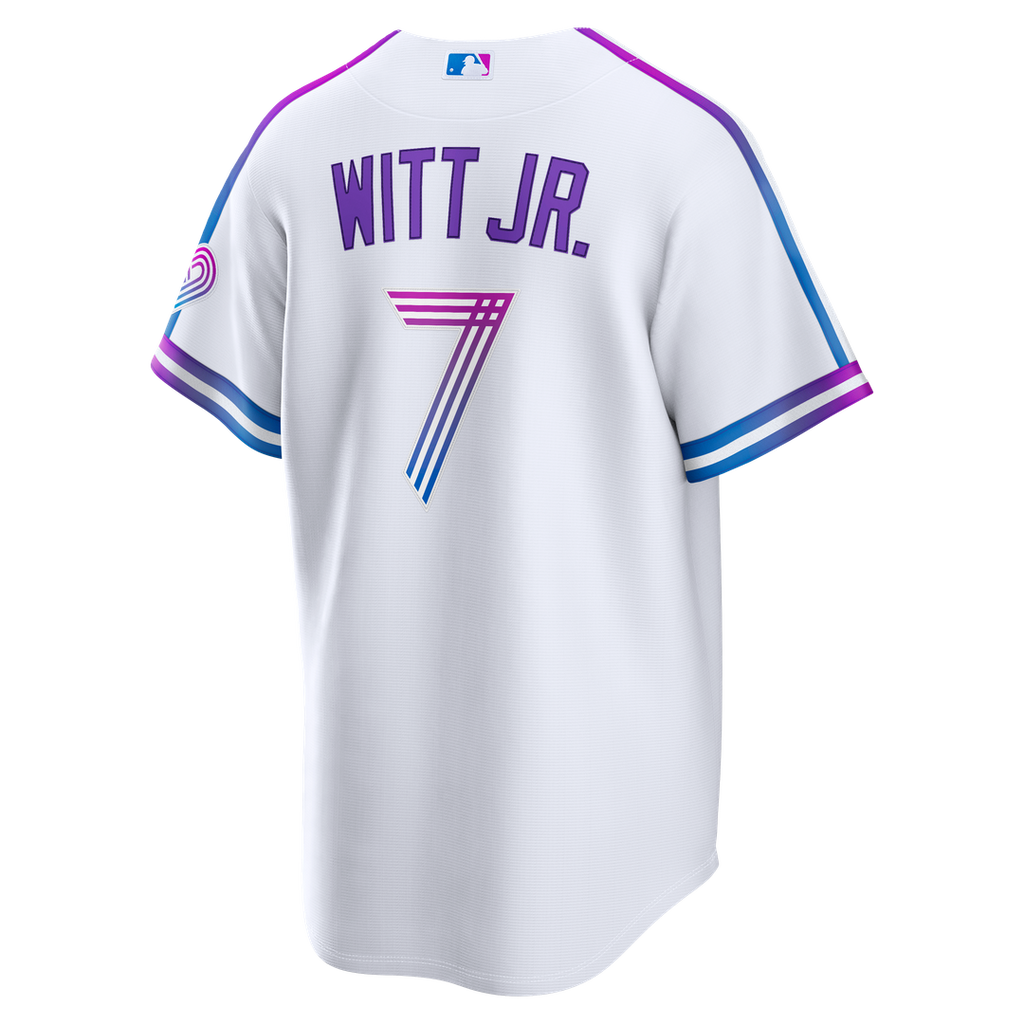 Bobby Witt Jr. Kansas City Royals Nike 2026 City Connect Stadium Jersey - White | MLB Fan Gear