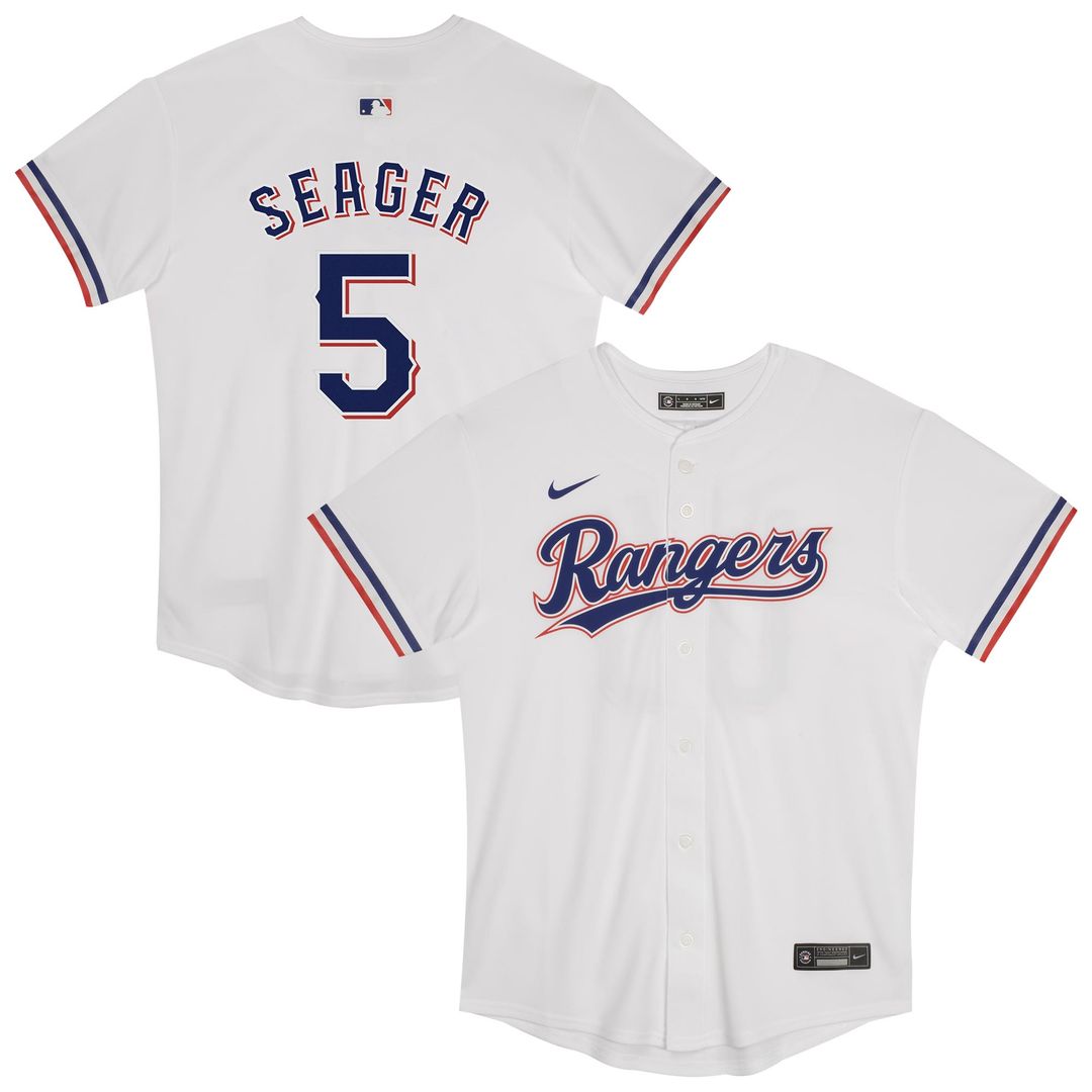 Corey Seager Texas Rangers Nike Preschool Game Jersey - White | MLB Fan Gear
