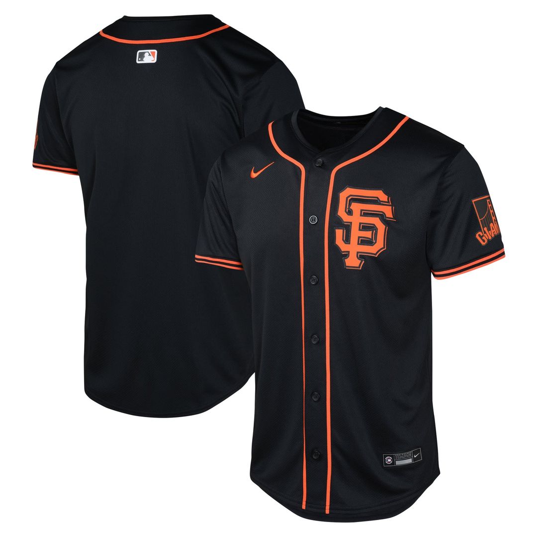 San Francisco Giants Nike Youth Alternate Limited Jersey - Black | MLB Fan Gear