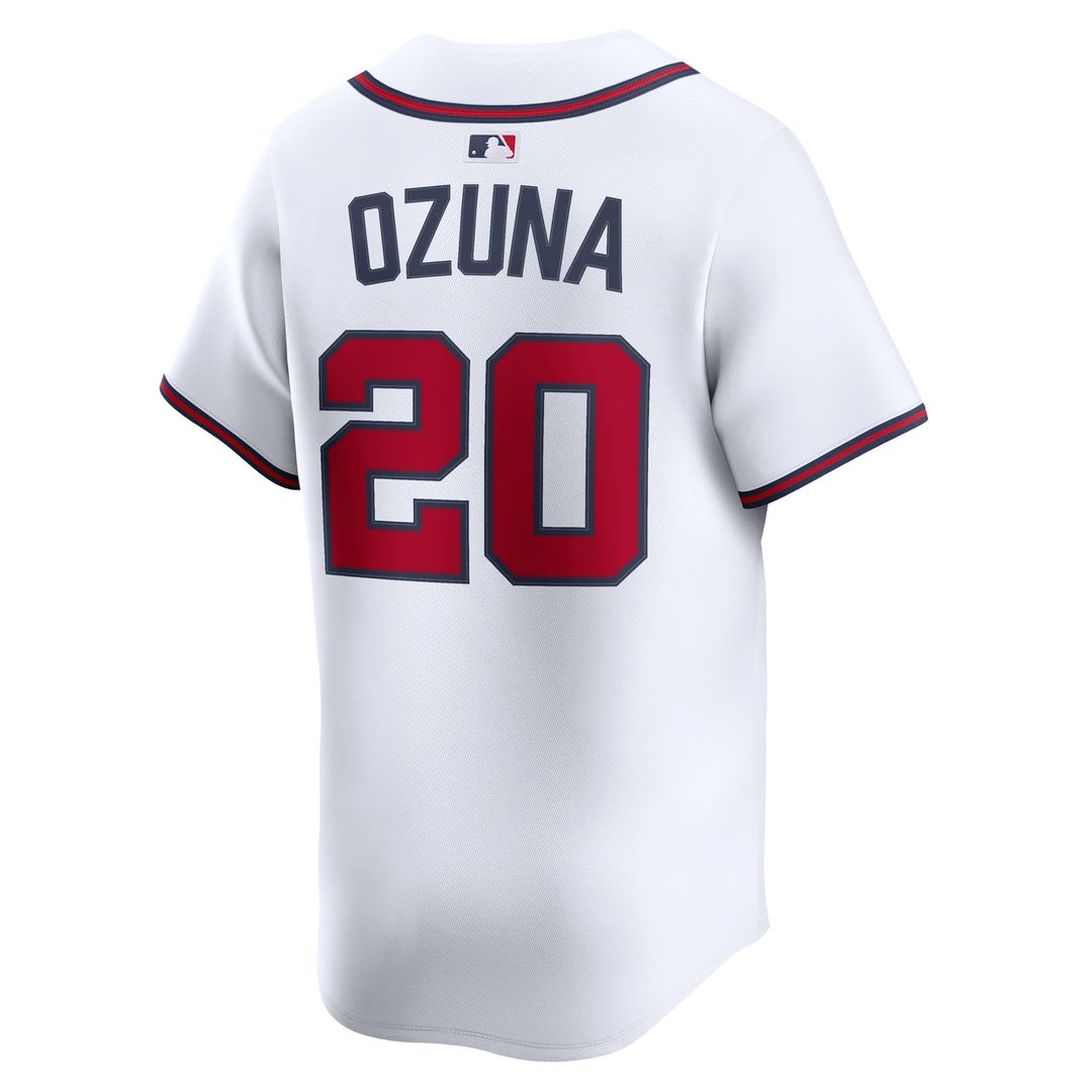 Marcell Ozuna Atlanta Braves Nike Home Limited Player Jersey - White | MLB Fan Gear