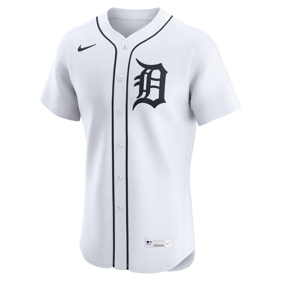 Detroit Tigers Nike Home Elite Jersey - White | MLB Fan Gear