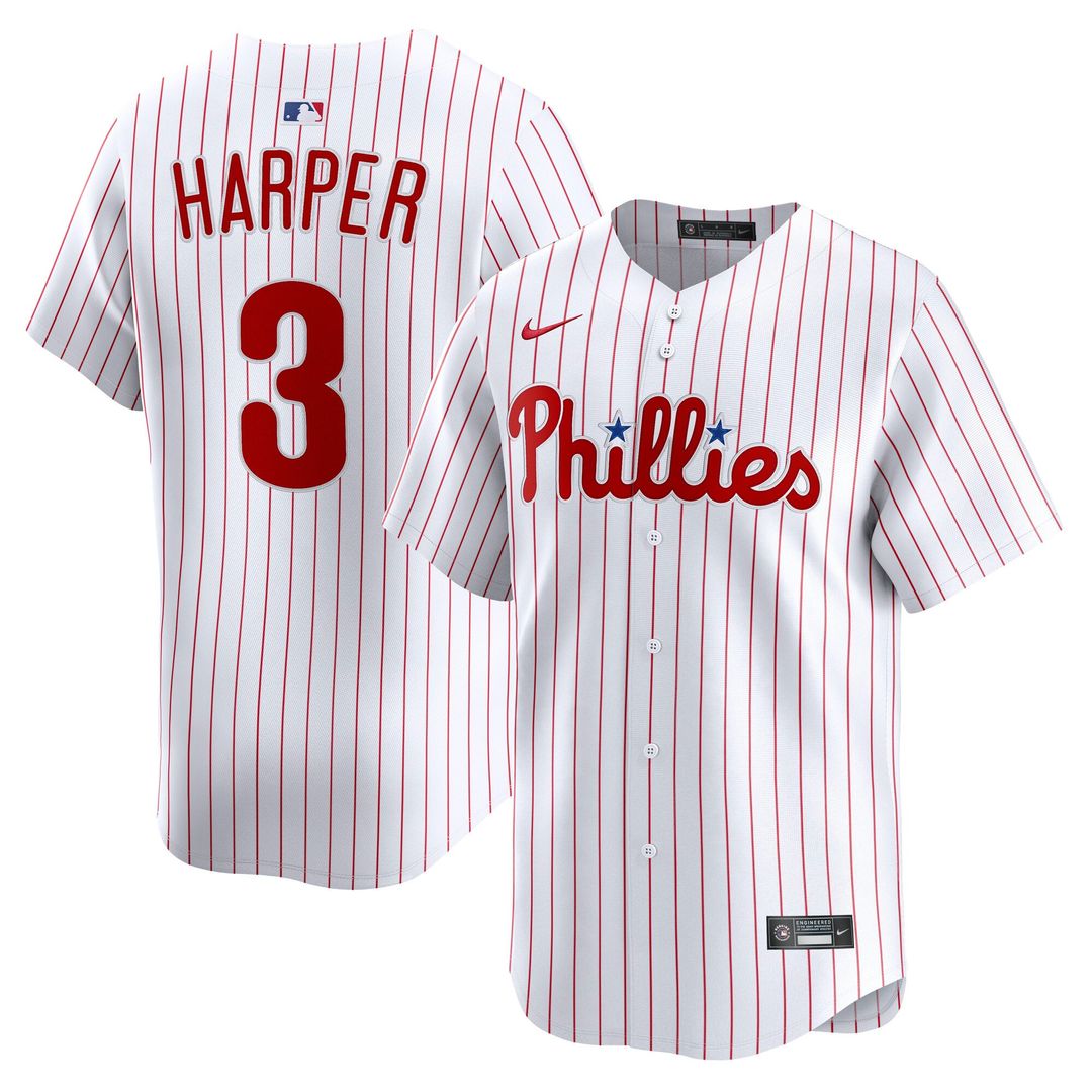 Bryce Harper Philadelphia Phillies Nike Road Limited Player Jersey - Gray | MLB Fan Gear
