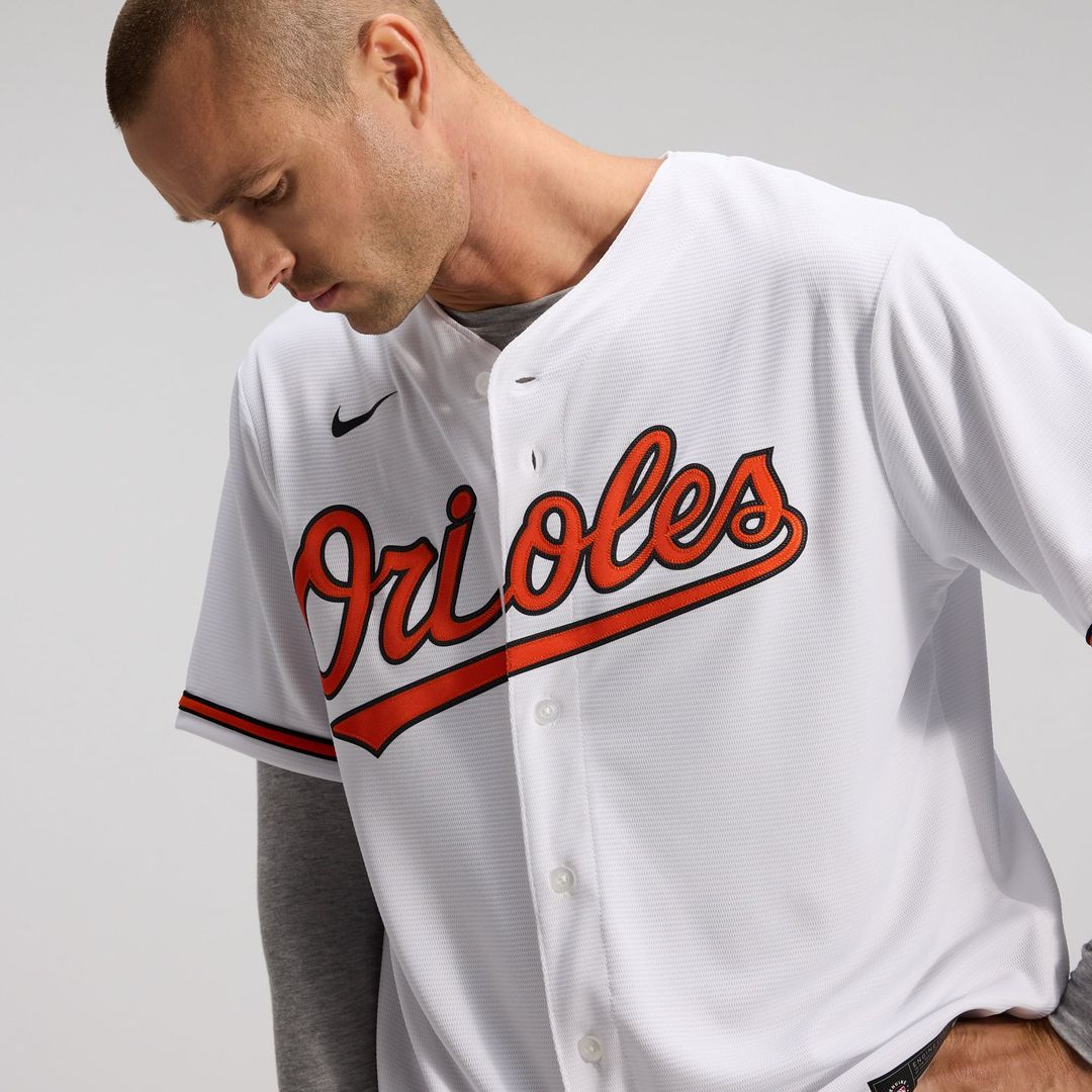 Baltimore Orioles Nike Home Replica Team Jersey - White | MLB Fan Gear
