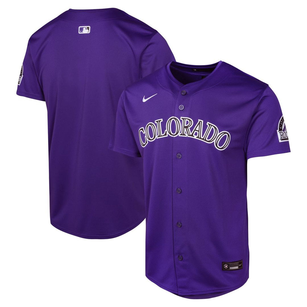 Colorado Rockies Nike Youth Alternate Limited Jersey - Purple | MLB Fan Gear