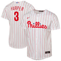 Bryce Harper Philadelphia Phillies Nike Youth Home Replica Player Jersey - White | MLB Fan Gear