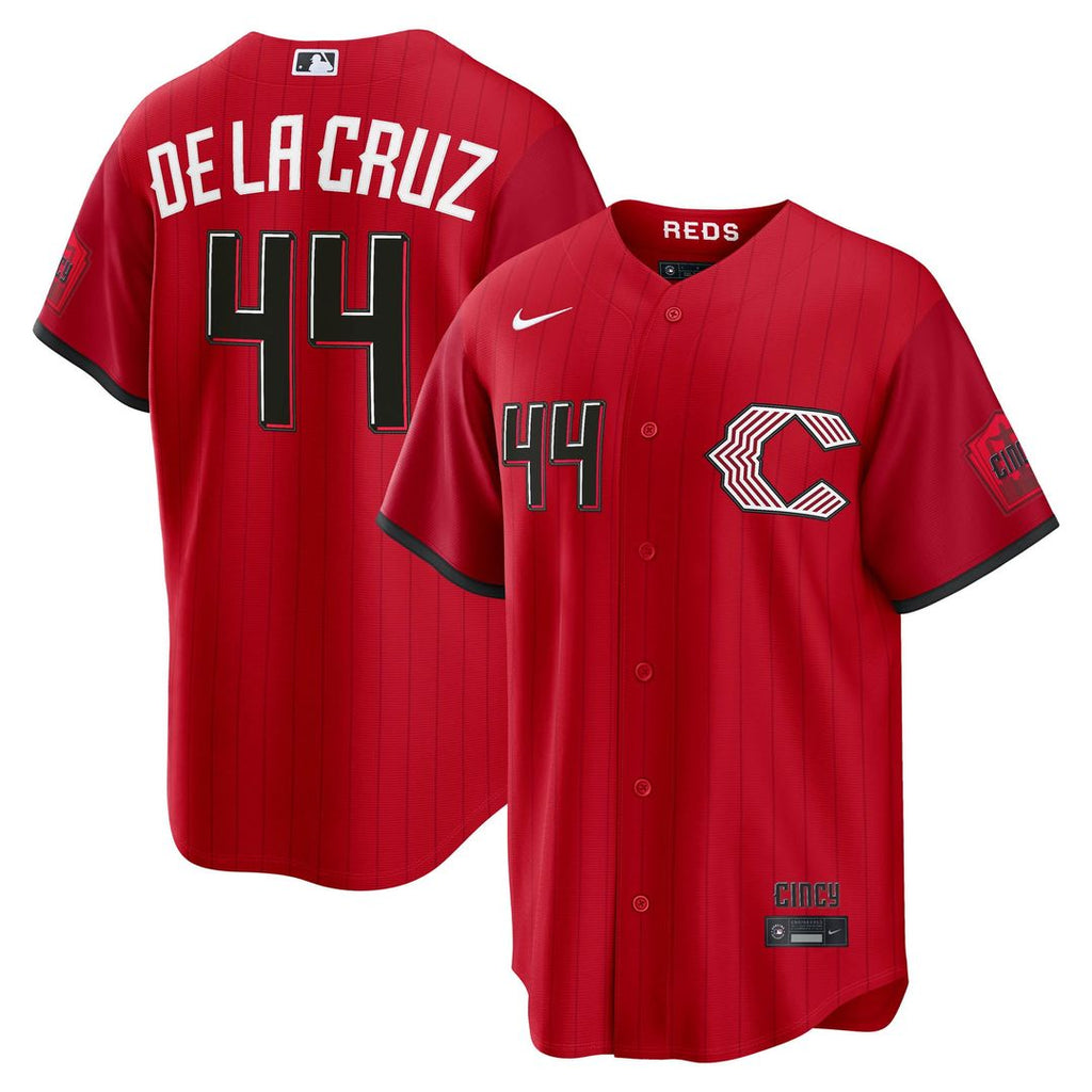 Elly De La Cruz Cincinnati Reds Nike 2026 City Connect Stadium Jersey - Red | MLB Fan Gear