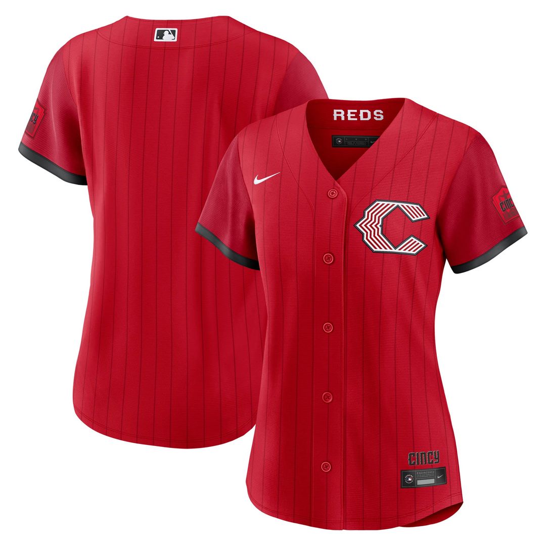 Cincinnati Reds Nike Women's 2026 City Connect Stadium Jersey - Red | MLB Fan Gear