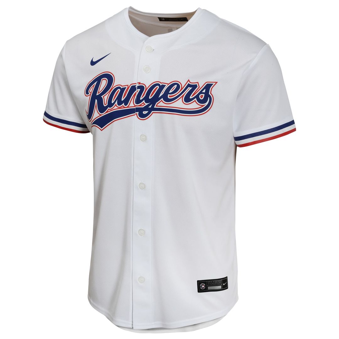 Jacob deGrom Texas Rangers Nike Youth Home Game Player Jersey - White | MLB Fan Gear