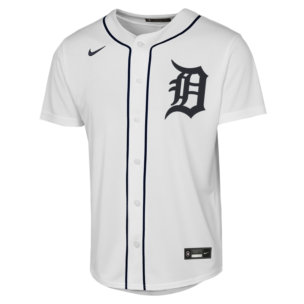 Kevin McGonigle Detroit Tigers Nike Youth Home Replica Jersey - White | MLB Fan Gear