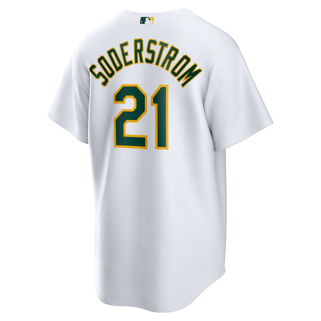 Tyler Soderstrom Athletics Nike Home Replica Jersey - White | MLB Fan Gear