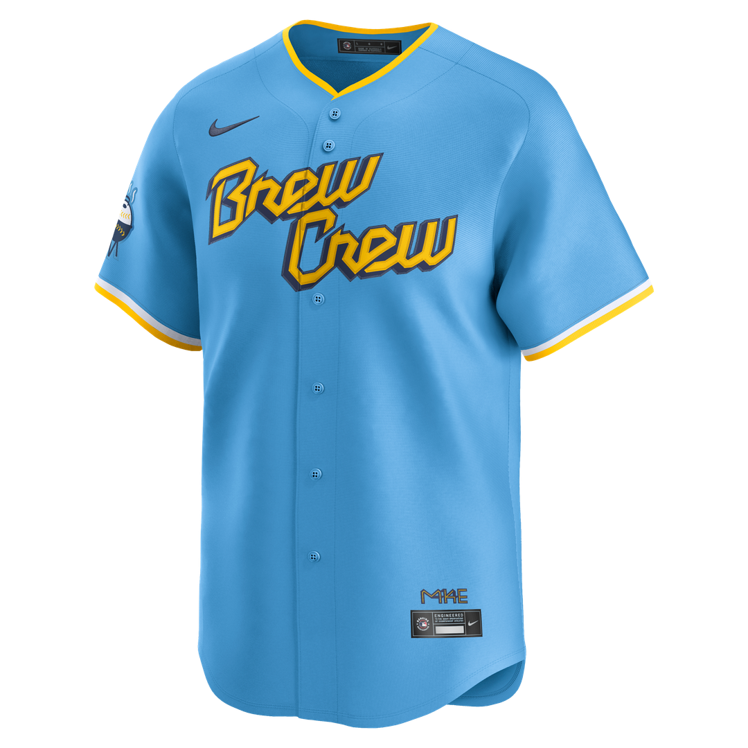 Milwaukee Brewers Nike City Connect Limited Jersey - Light Blue | MLB Fan Gear