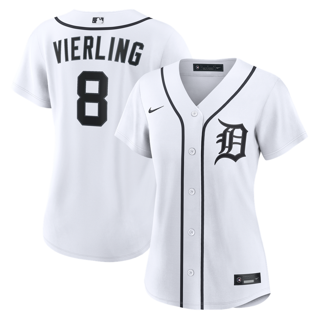 Matt Vierling Detroit Tigers Nike Women's Home Replica Jersey - White | MLB Fan Gear