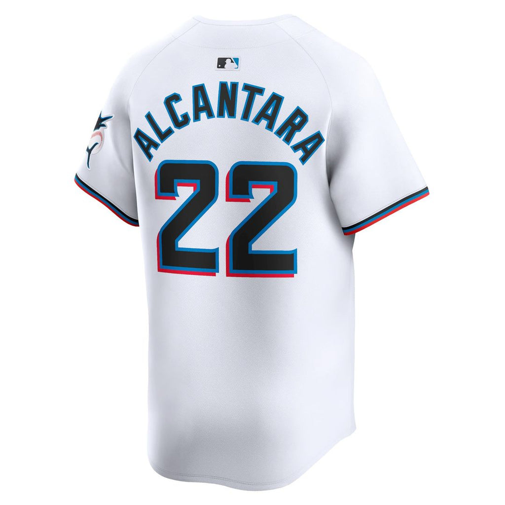 Sandy Alcantara Miami Marlins Nike Home Limited Player Jersey - White | MLB Fan Gear