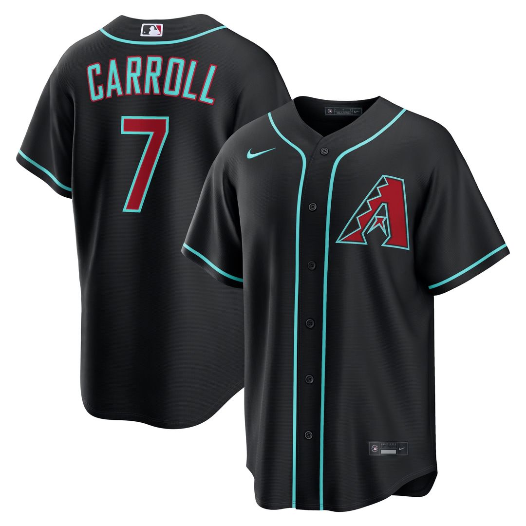 Corbin Carroll Arizona Diamondbacks Nike Road Replica Jersey - Gray | MLB Fan Gear