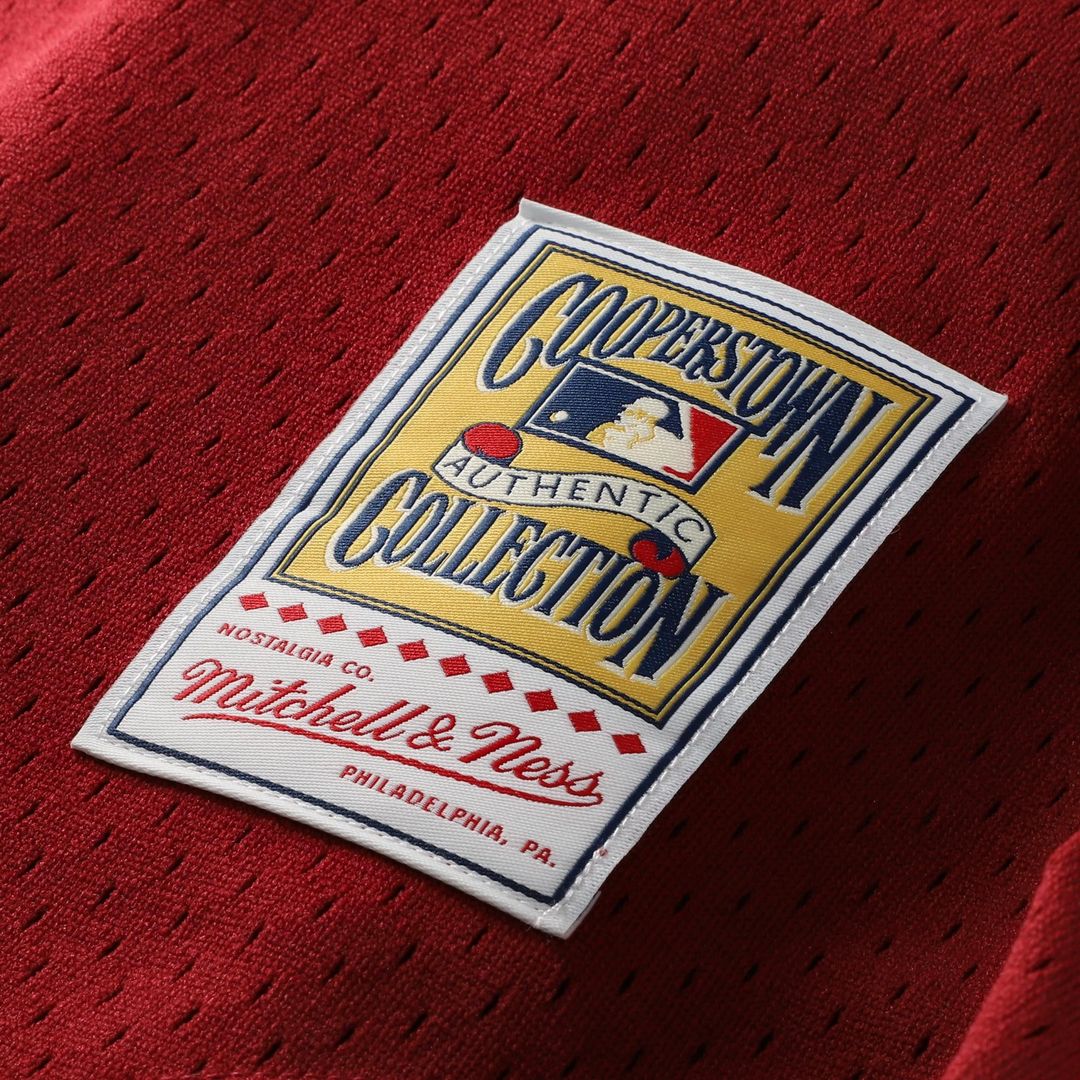 Lenny Dykstra Philadelphia Phillies Mitchell & Ness Authentic Batting Practice Jersey - Scarlet | MLB Fan Gear