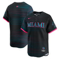 Miami Marlins Nike 2025 City Connect Limited Jersey - Black | MLB Fan Gear