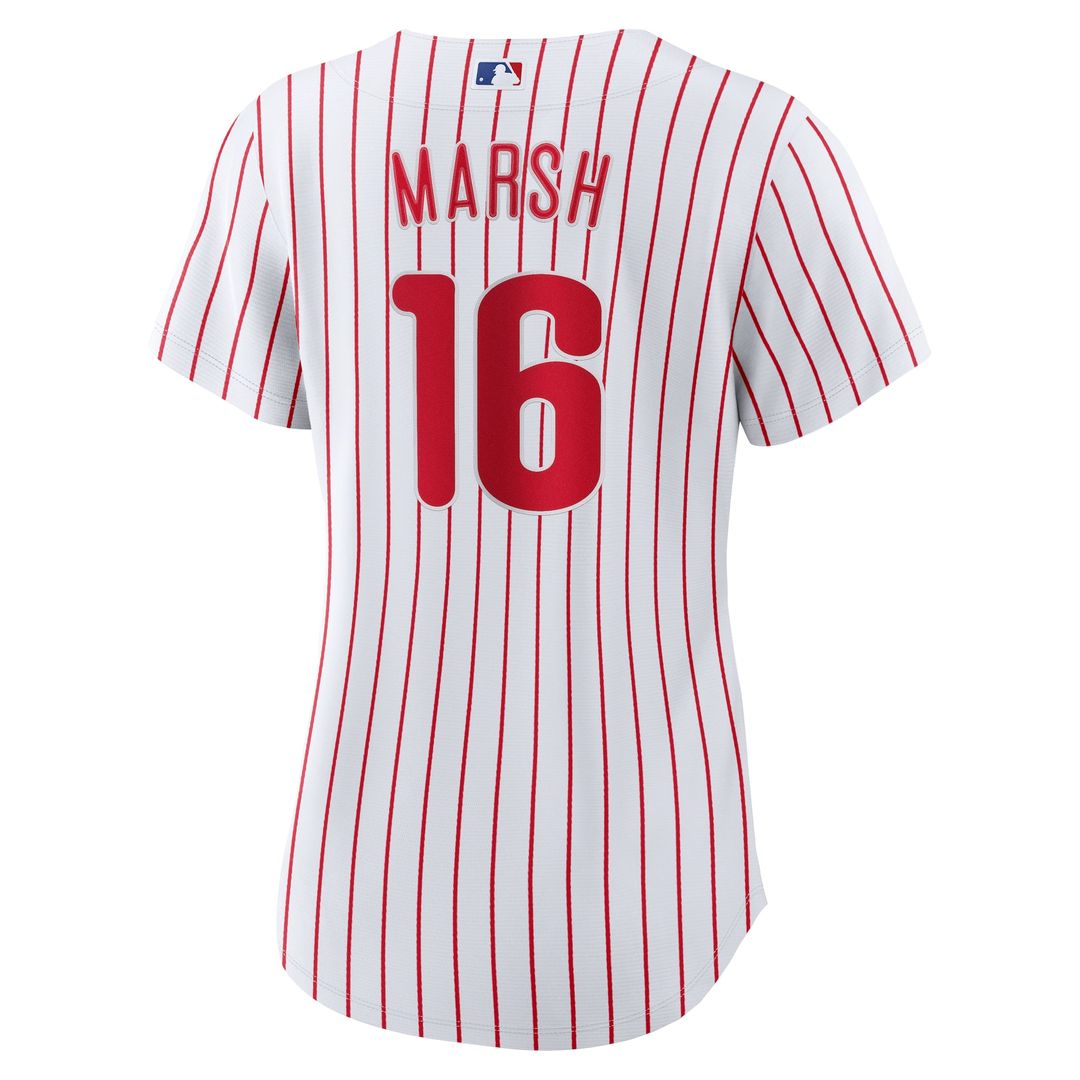 Brandon Marsh Philadelphia Phillies Nike Women's Home Replica Jersey - White | MLB Fan Gear